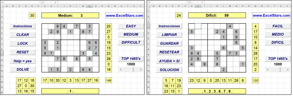 Excel Formulas Based Sudoku Solver - Excel Hero Blog