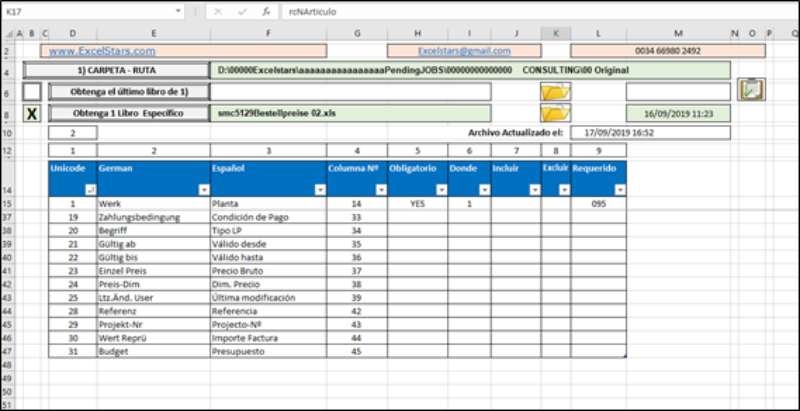 Programa de Contabilidad en Excel