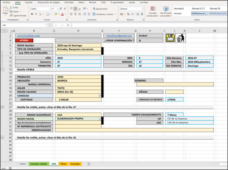 Crear un CRM en Excel a Medida para Pequeñas Empresas y Grandes Empresas